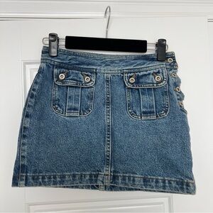 American Tradition Vintage Guess Denim Mini Skirt